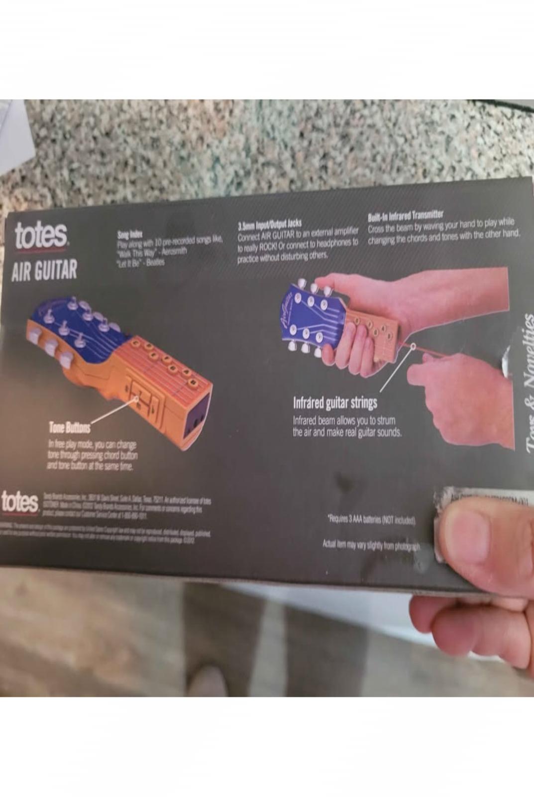 Totes Air Guitar Electronic Guitar Toy with Original Box
